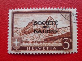 Dienstmarke 1937: (SDN) Nr.56 Eckstempel SBK: 325.- LUXUS !