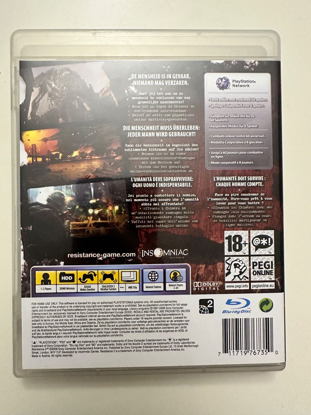 Spiele: PlayStation 3 Game RESISTANCE 2 – Gebraucht aus Münsingen von Ganjam 2