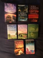 8 Nora Roberts Romane, sehr gutem Zustand.