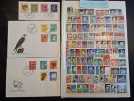 CH: 200 verschiedene gestemp. Pro Juventute Briefmarken 010