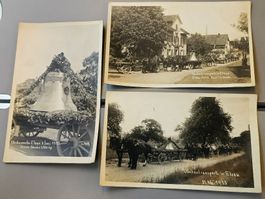 Echt Photo Karten / Glocken Transport in Elsau - Mai 1923