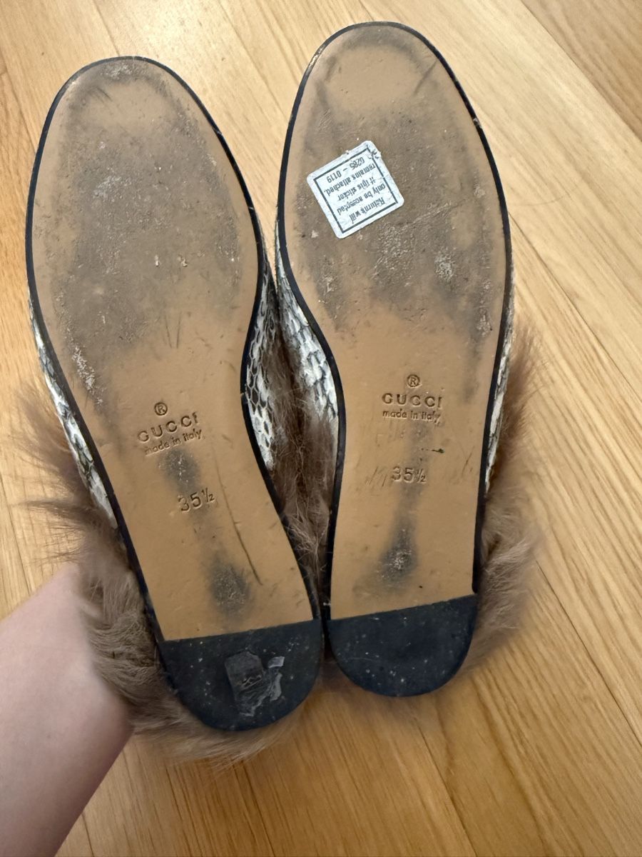 Gucci Scarpe da donna: Gucci Slippers Snake Leder 35.5 – Usato da Zug venduto da sschnide92 2