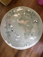 Kinderteppich Weltkarte