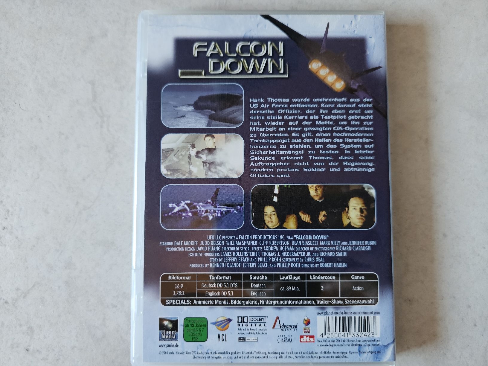 Tous les DVDs: Falcon Down  /  (William Shatner) – D'occasion à Schneisingen par backstore24 1