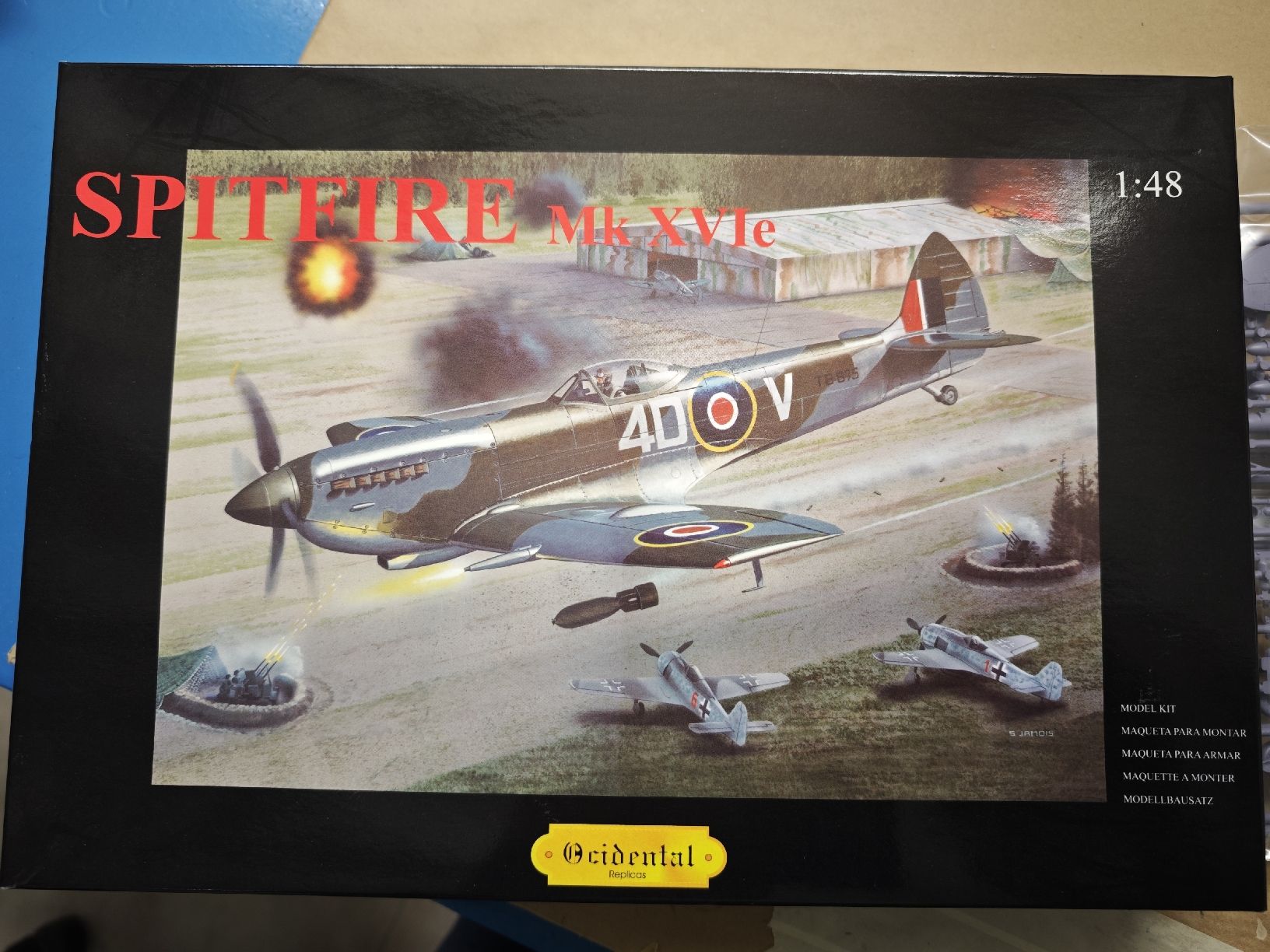 Modellbausätze & Standmodelle: Spitfire Mk XVIe von Ocidental Replicas in 1/48 – Neu (gemäss Beschreibung) aus Uetendorf von Gzero