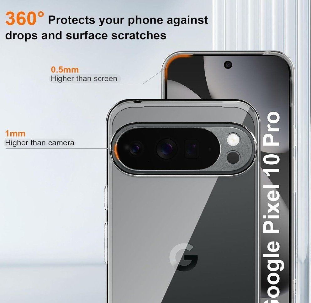 Google Cover & Protezioni schermo: Google Pixel 10 Pro Hülle Case crystal clear TPU dünn – Nuovo e nell'imballaggio originale da Rorschacherberg venduto da elektrofreak 2