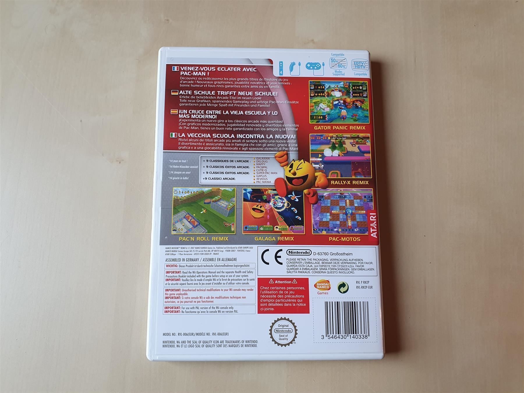 Nintendo Giochi: Namco Museum Remix – Usato da Stansstad venduto da collectorsshop 1