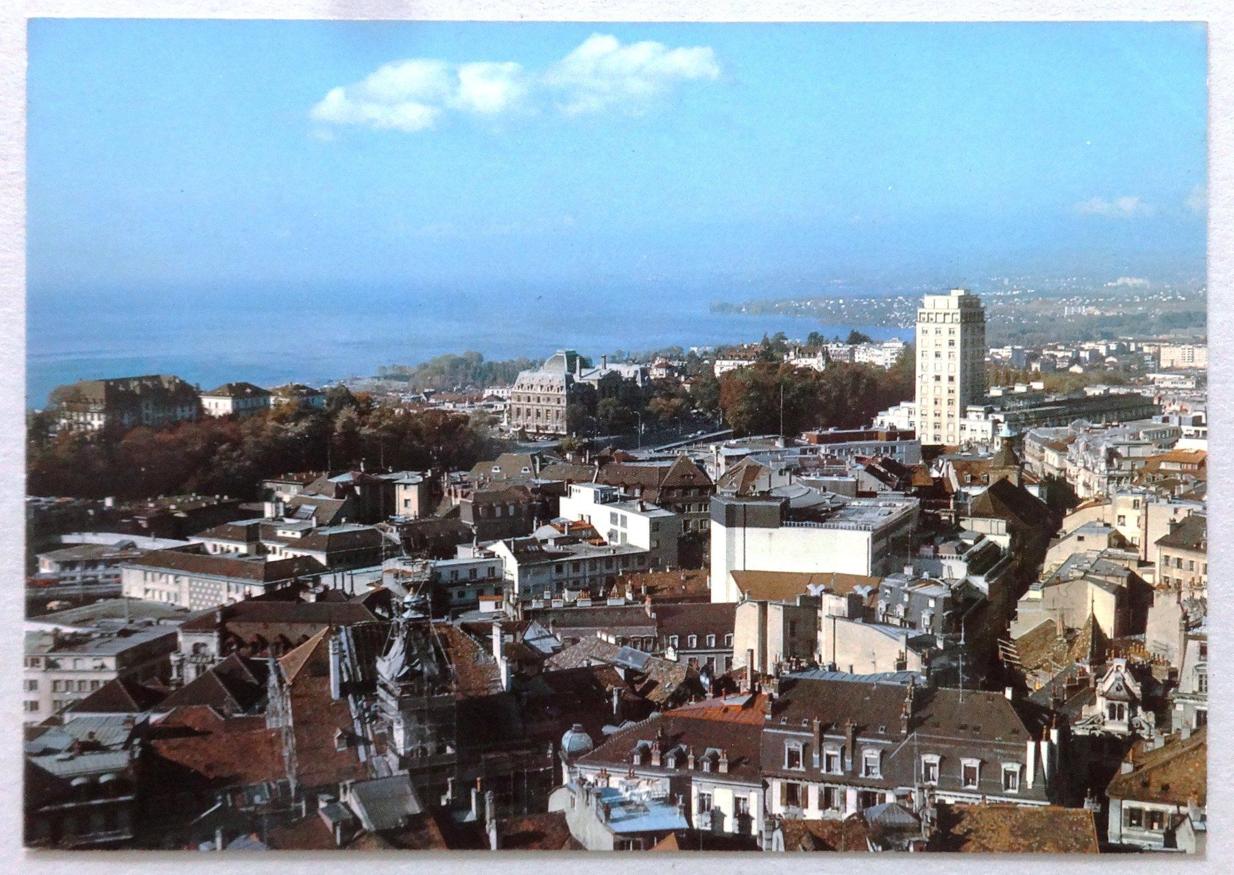 Cartoline postali: Lausanne - Vue générale – Usato da Fétigny venduto da Billy2miny