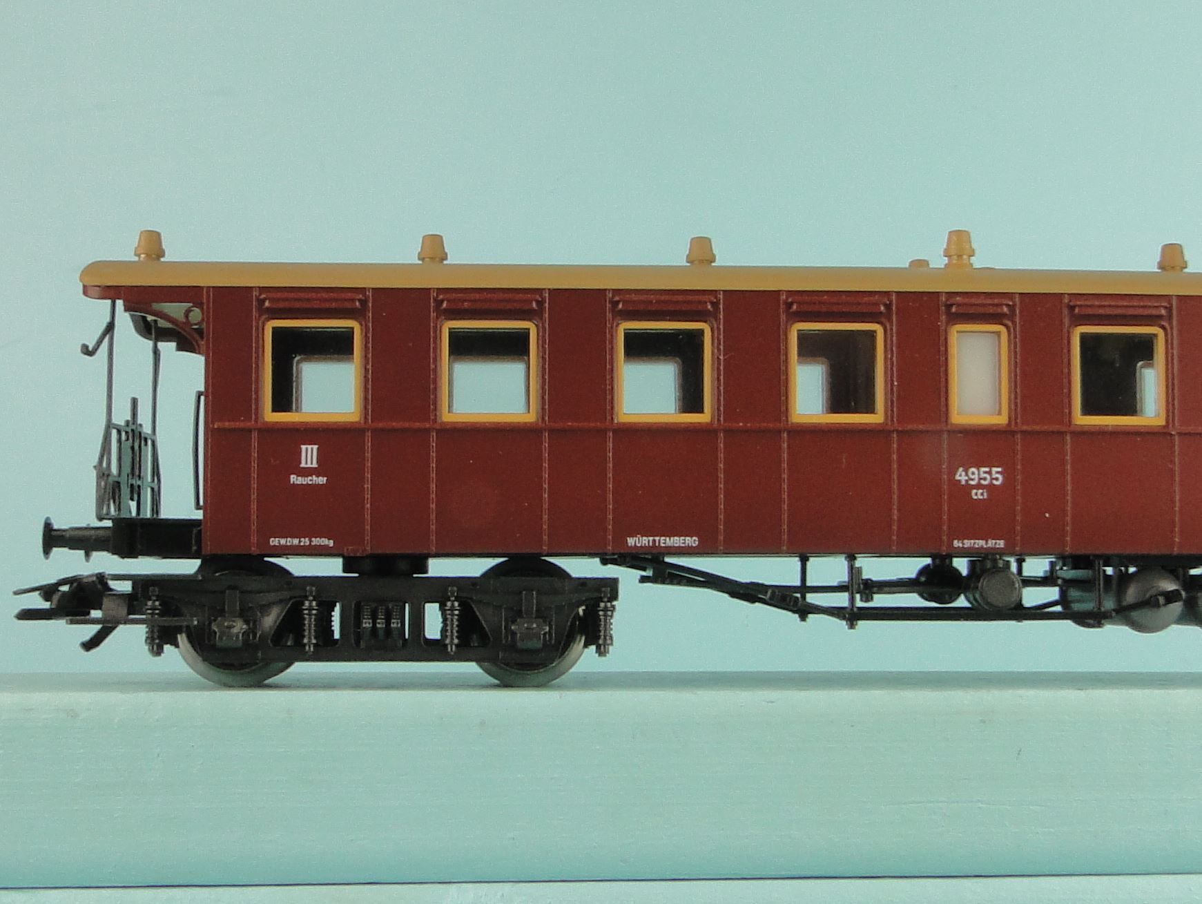 Märklin Modellini di ferrovie: Märklin 4214 Plattformwagen – Usato da Bülach venduto da cann11 1