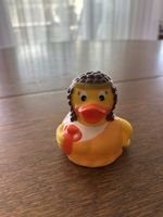 Quietscheente Kleopatra Badeente gelb guter Zustand