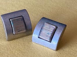 Stilvoll Quadratisch Ohrstecker (1.5cm)