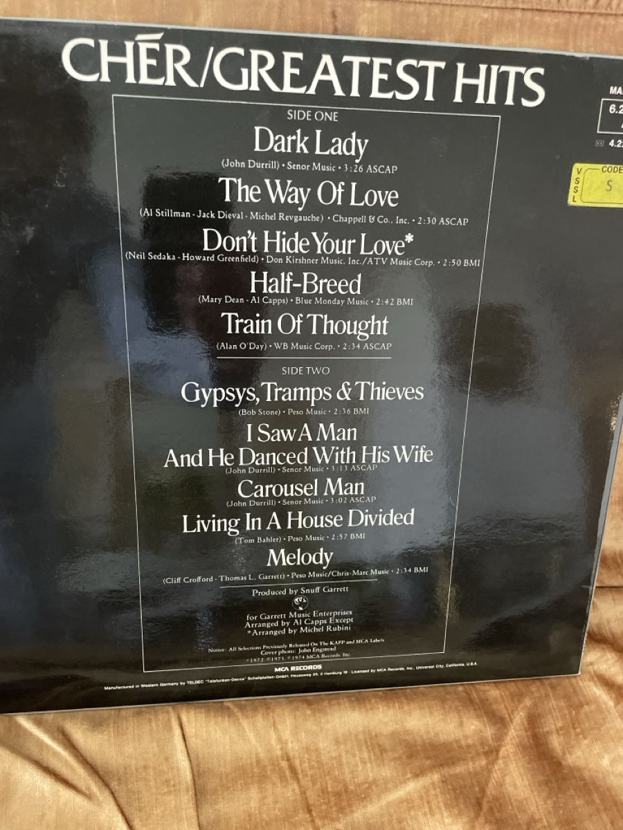 Vinyles: Cher Greatest Hits Platte Vinyl gebraucht – D'occasion à Steinmaur par Eastwing 1