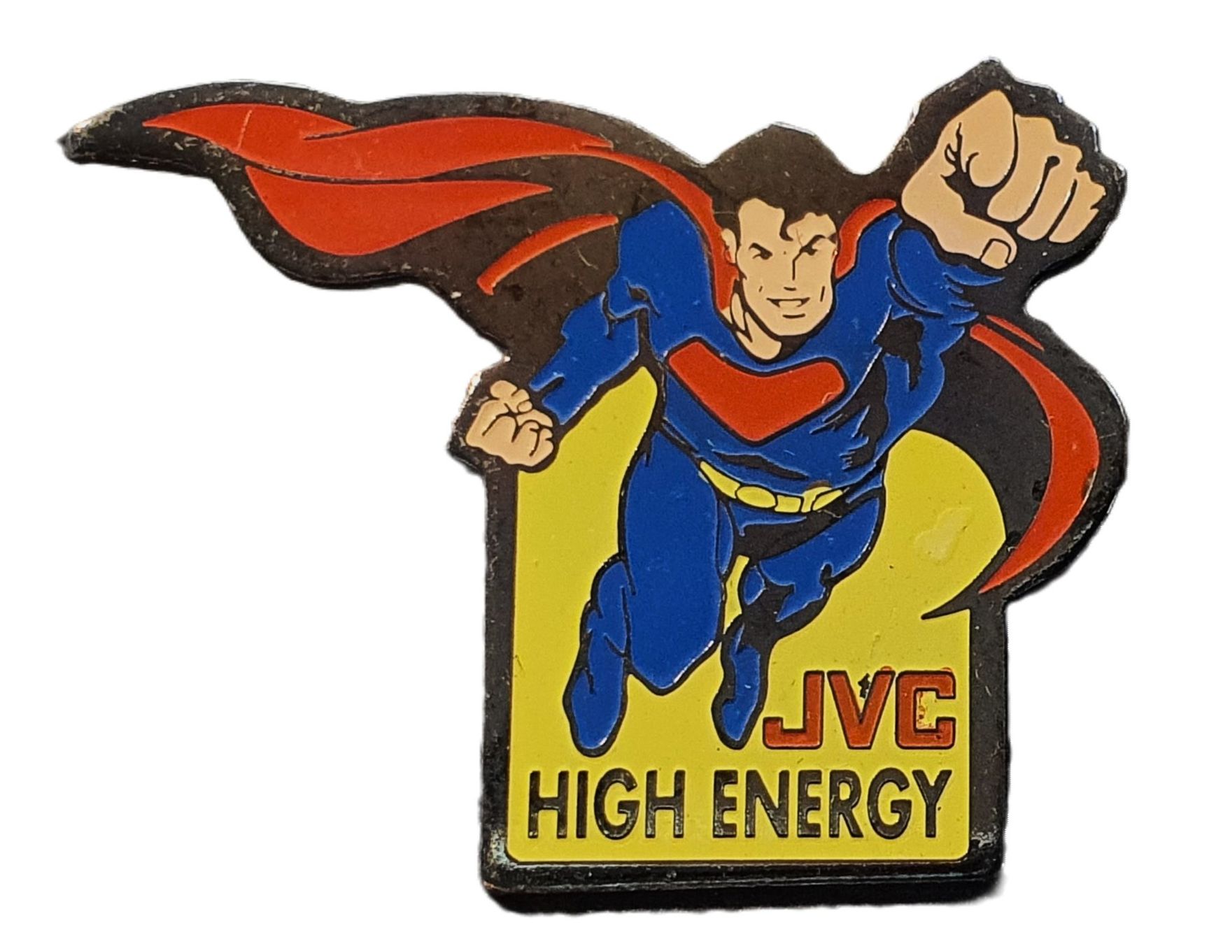 Placchette & Badge: U265 - Pin Superman JVC High Energy – Usato da Reinach BL venduto da Boston-Verkauf