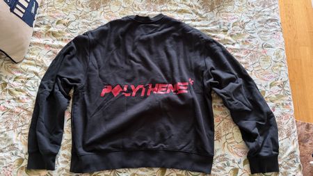 Polythene black crewneck sweatshirt Size XXL 