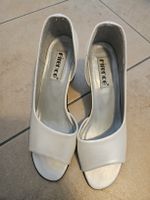 Festkleids-Schuh Firence weiss Gr 39 gebrauchter Zustand