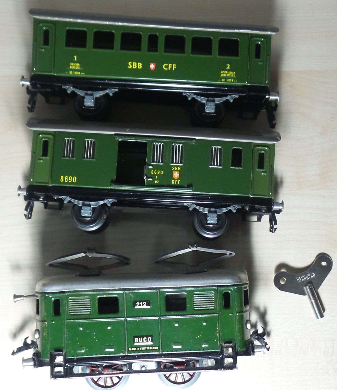 Buco Spielzeuge: Train jouet à clé Buco 0 – Gebraucht aus Bulle von Rockandtoys 6