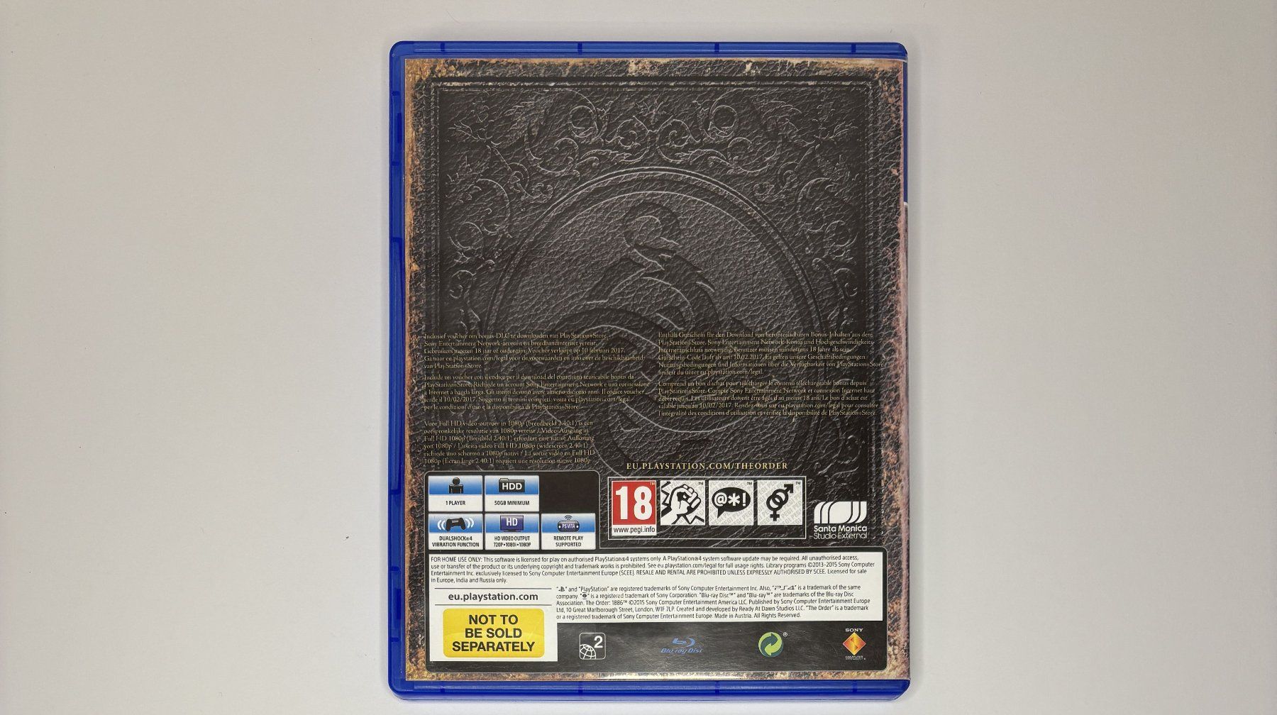 Giochi: PS4 - The Order: 1886 – Usato da Allschwil venduto da Bullach 2