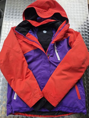 Winterjacke/Skijacke, Mädchen, rot&lila, Gr. 164