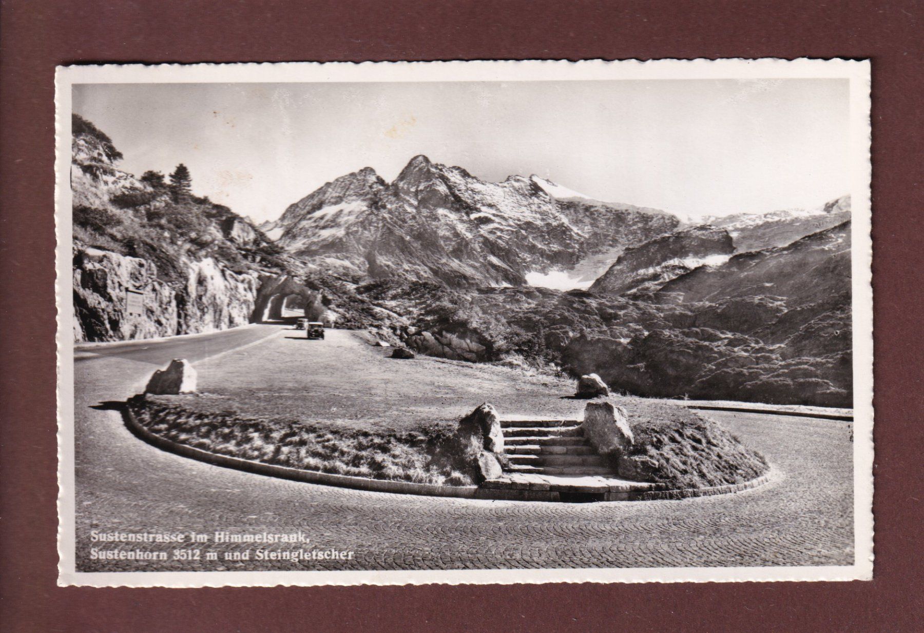 Cartoline postali: SUSTENSTRASSE im Himmelsrank - 1948 – Usato da Pully venduto da nicecards