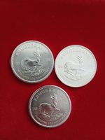 Krugerrand Silbermünzen 3 Stk. 1 unze