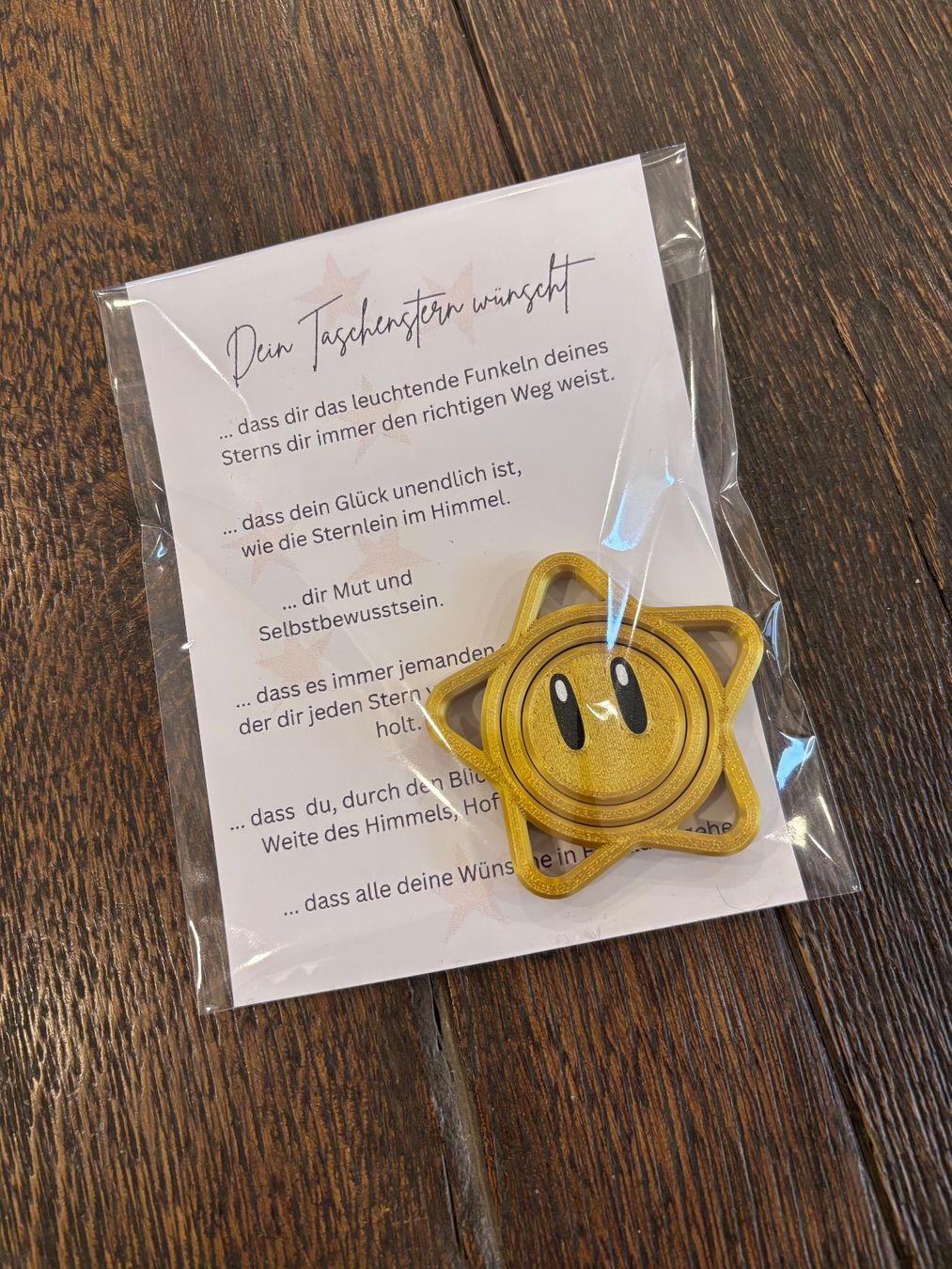 Cartes: Taschenstern mit Spruch – Neuf (Voir description) à St. Niklaus VS par loumonrohandmade 1