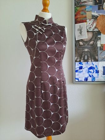 Original chinesisches Seidenkleid Gr.34