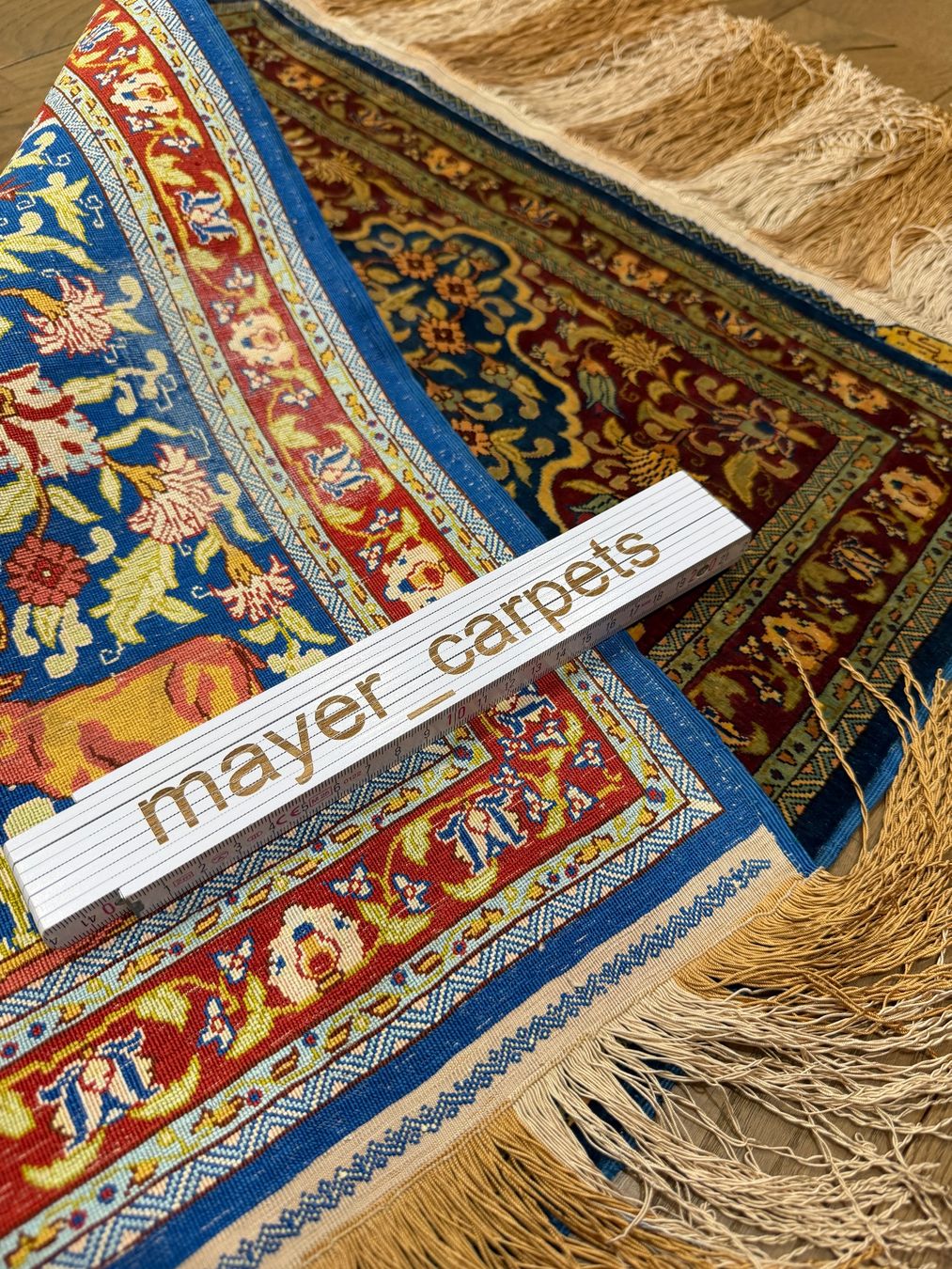 Tappeti: Seltener Hereke -  handgeknüpfter Seidenteppich – Usato da Bennau venduto da Mayer_Carpets 7