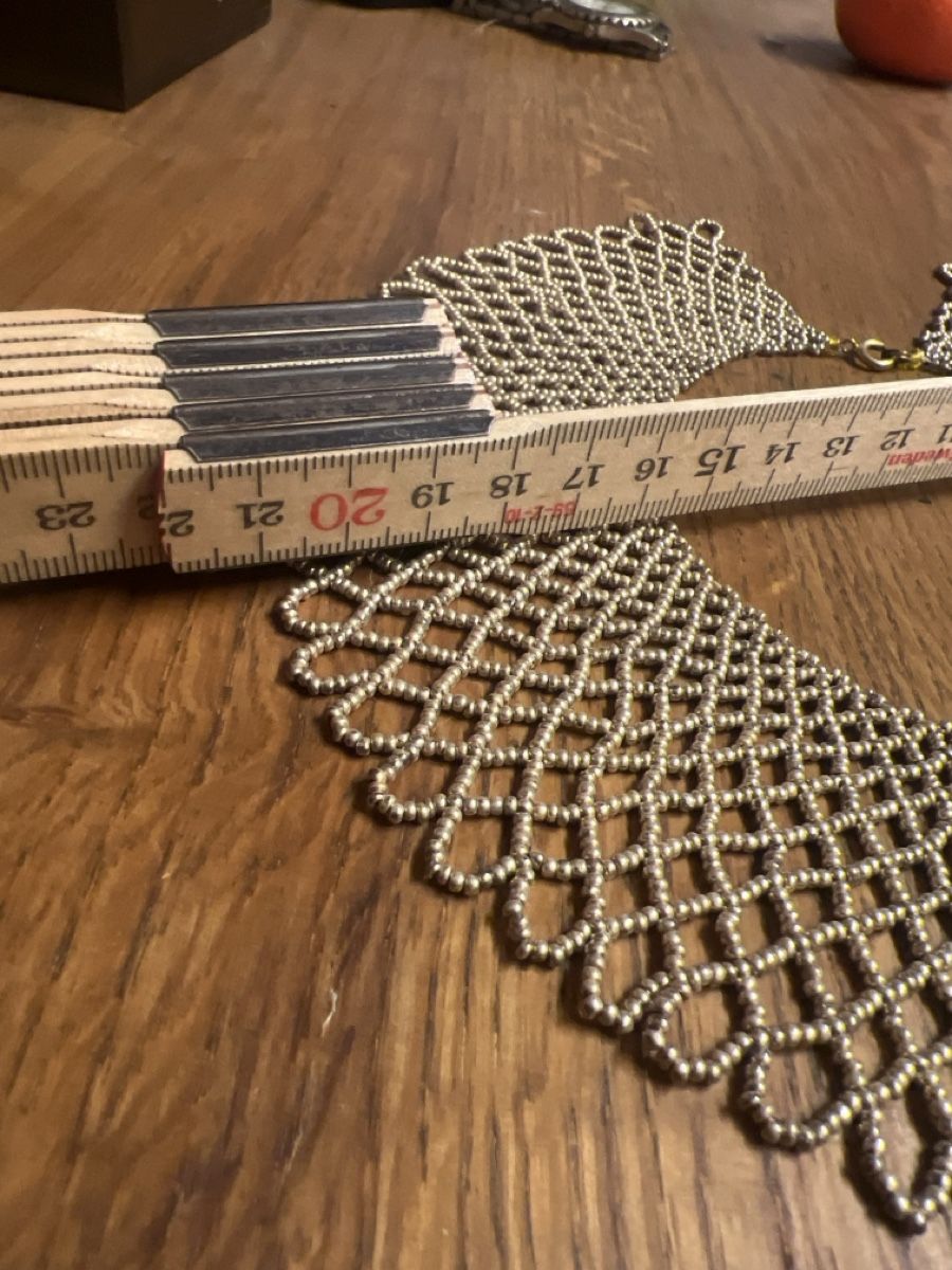 Catenine: Vintage Statement-Kette aus Silberperlen??Antik – Usato da Rorschach venduto da TimelessTrading 3