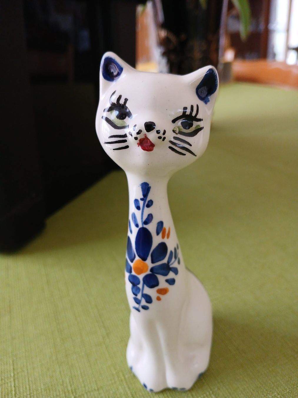 Statuette: Katze blau klein – Usato da Zürich venduto da Mr.Dachboden