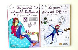 Lot de 2 BDs Le journal d'Aurélie Laflamme en parfait état