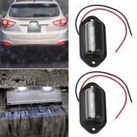 2x LED Kennzeichenleuchte Beleuchtung Nummernschild Anhänger