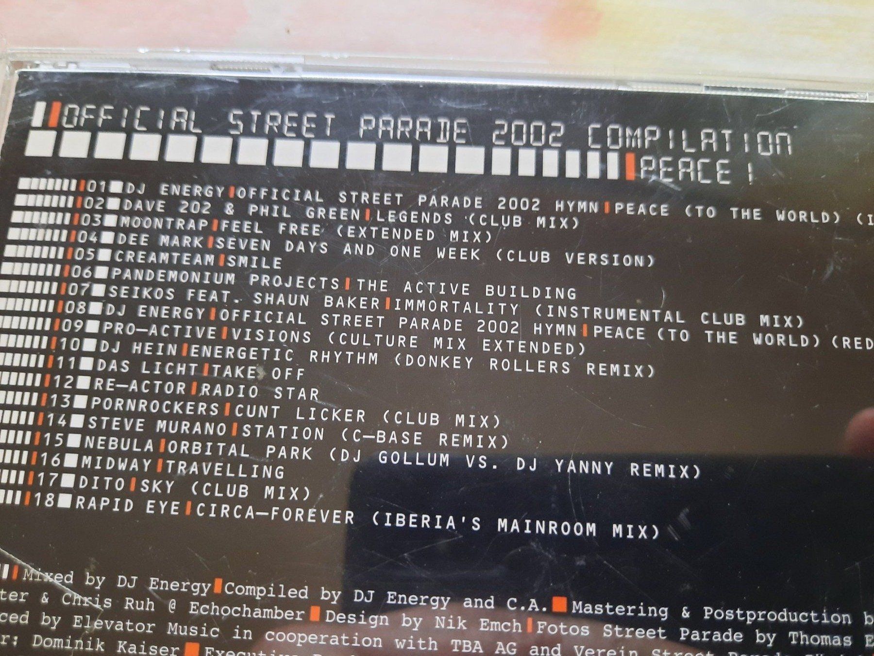 CD: Cd Street Parade 2002 - Dj Energy – Usato da Pully venduto da bro_n52j 2