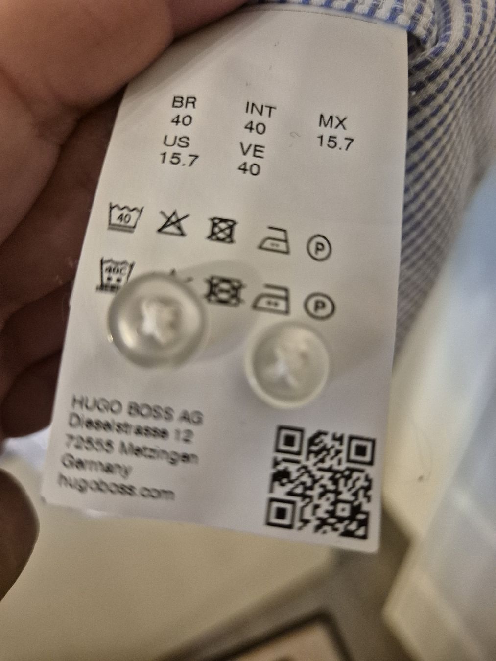 Hugo Boss Camicie: Hugo Boss Herrenhemd Gr. 40 – Usato da thalwil venduto da Raishin720 3
