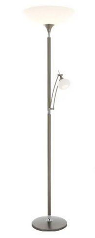 Lampade: Robuste und elegante Stehlampe mit zwei Lichtquellen – Usato da Stettlen venduto da Hansj 3
