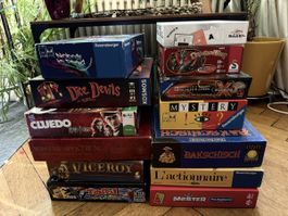 13 Brettspiele als Paket – Ravensburger, Kosmos, Cluedo Harr