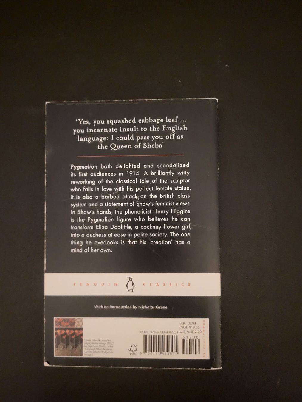 Bücher: Pygmalion von Bernard Shaw - Penguin Classics Ausgabe Top – Gebraucht aus Gurmels von pop_ljf5 1