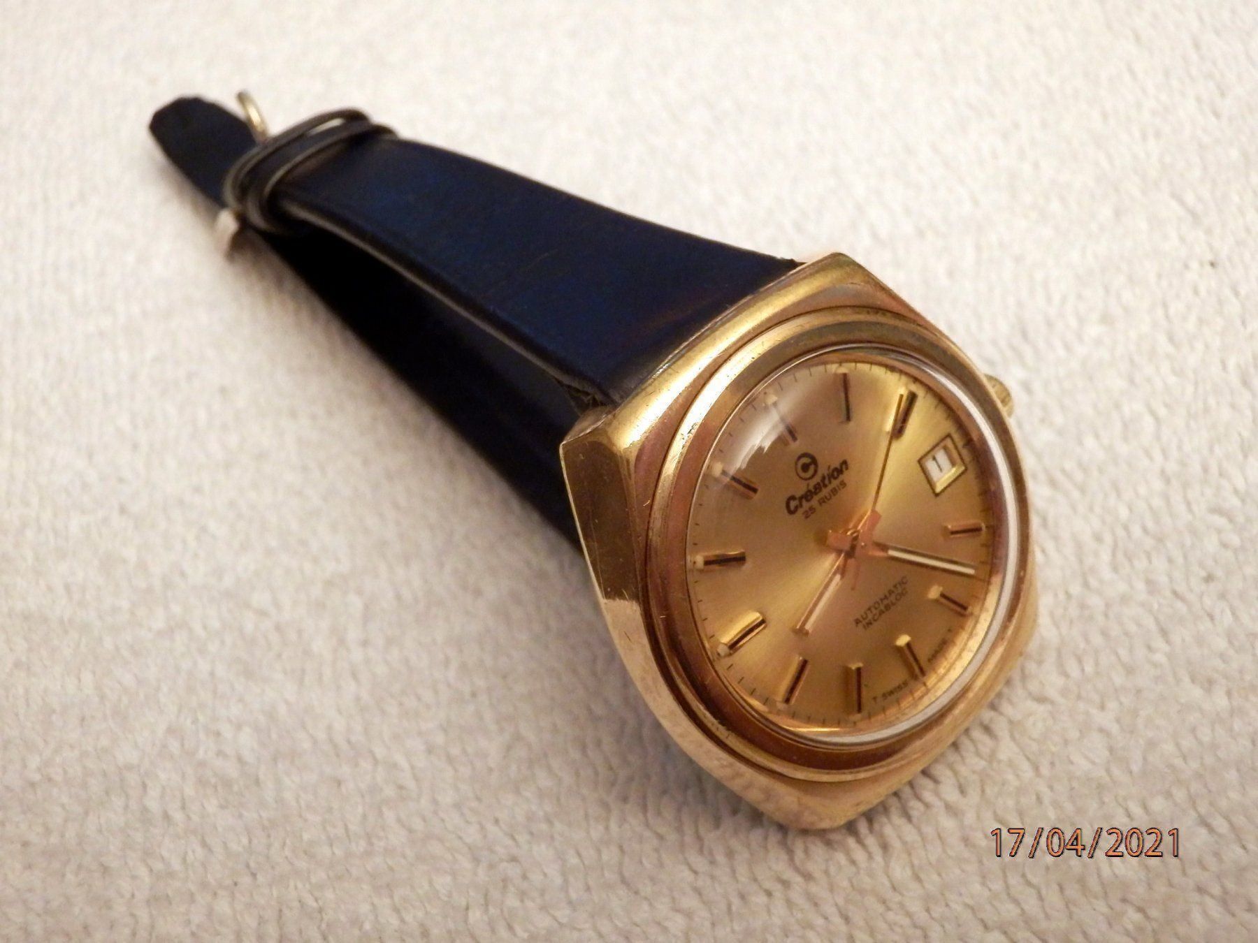 Orologi: Création, Automatic, 25 Rubis, 35mm, – Usato da Ueberstorf venduto da dinbau 6