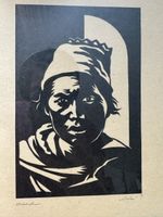Scherenschnitt „Inka“ signiert