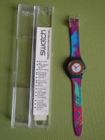 Swatch Uhr bunt Vintage Sammleruhr 80er Jahre