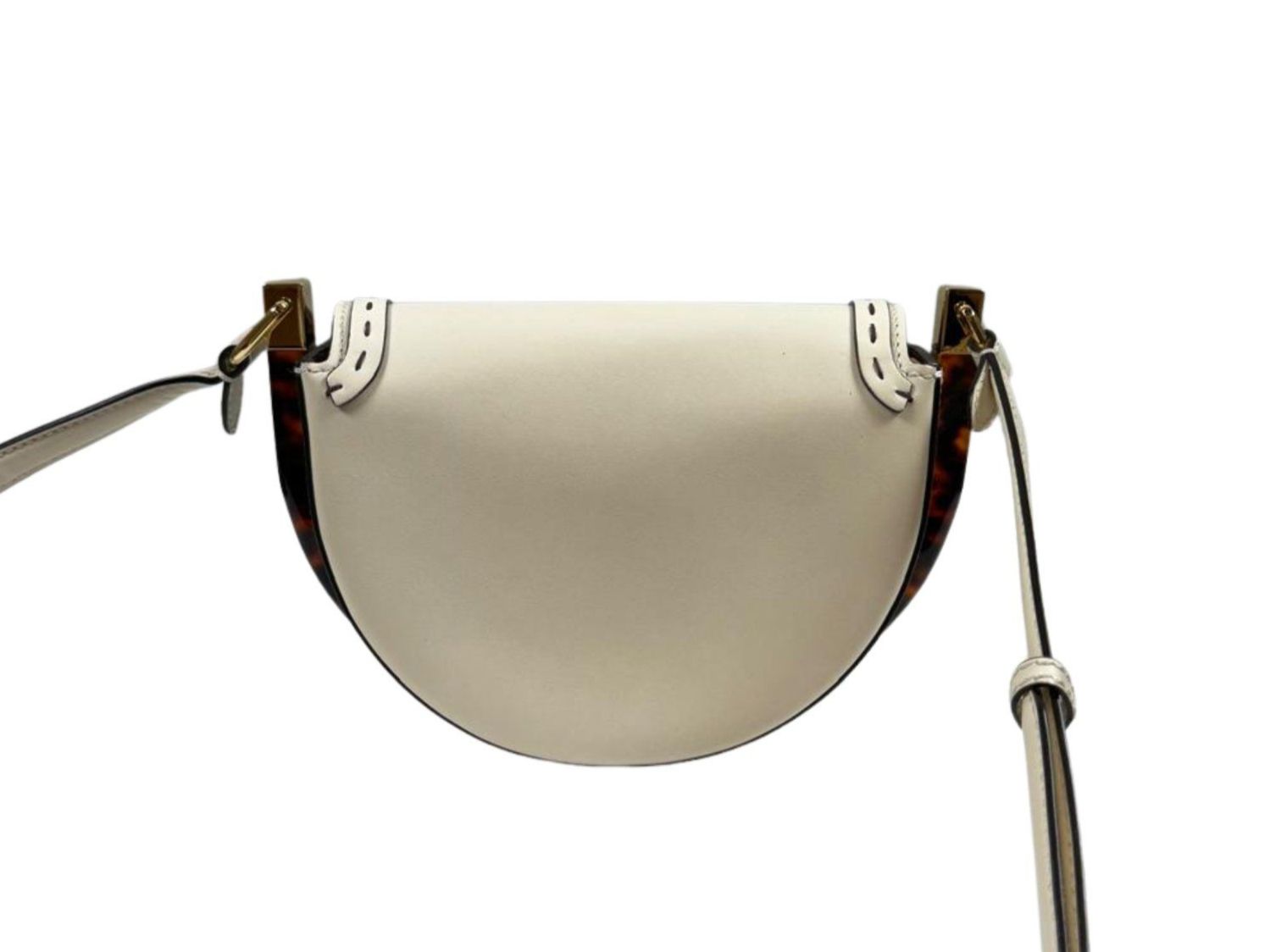 Fendi Borse da donna: Fendi Handtasche Moonlight Leder Weiss Gold – Nuovo (secondo la descrizione) da Oberarth venduto da SSS. 2