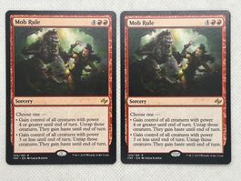 MTG Mob Rule FRF 109 Englisch Rare 2x