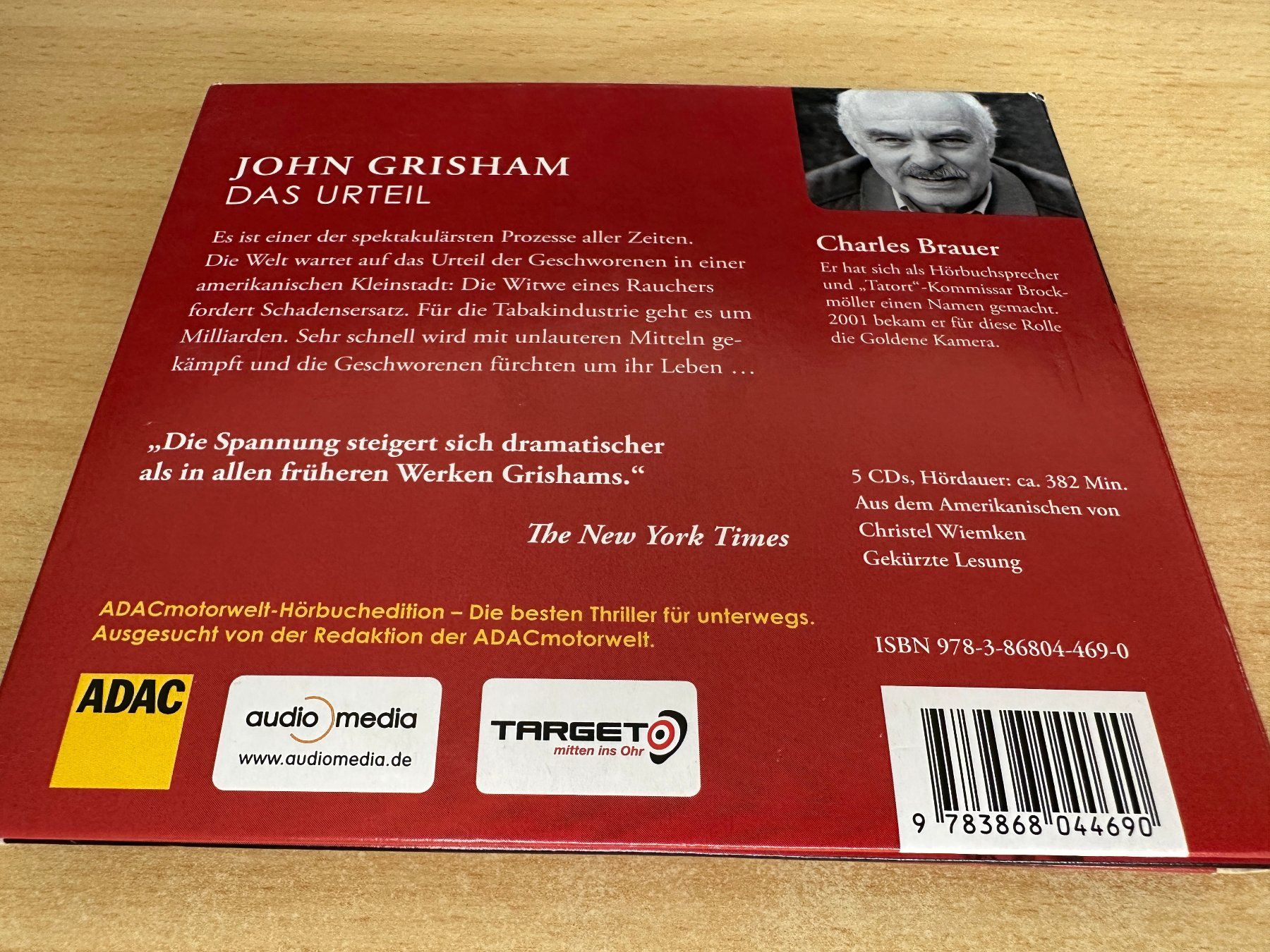 Audiolibri: John Grisham - Das Urteil - 5 CD – Usato da Rikon im Tösstal venduto da Alpenmutz 1