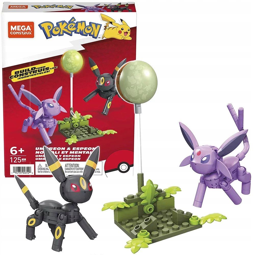 Mega Kit di costruzioni: MEGA CONSTRUX Pokémon Umbreon & Espeon HGC21 – Nuovo e nell'imballaggio originale da Basadingen venduto da NekoBricks