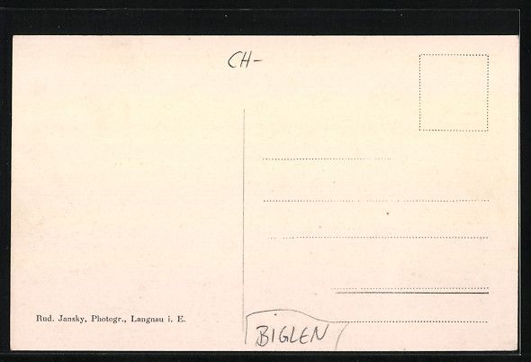 Cartoline postali: AK Biglen, Waldhotel-Kurhaus Gumm – Usato da Berlin venduto da bartko-reher 1