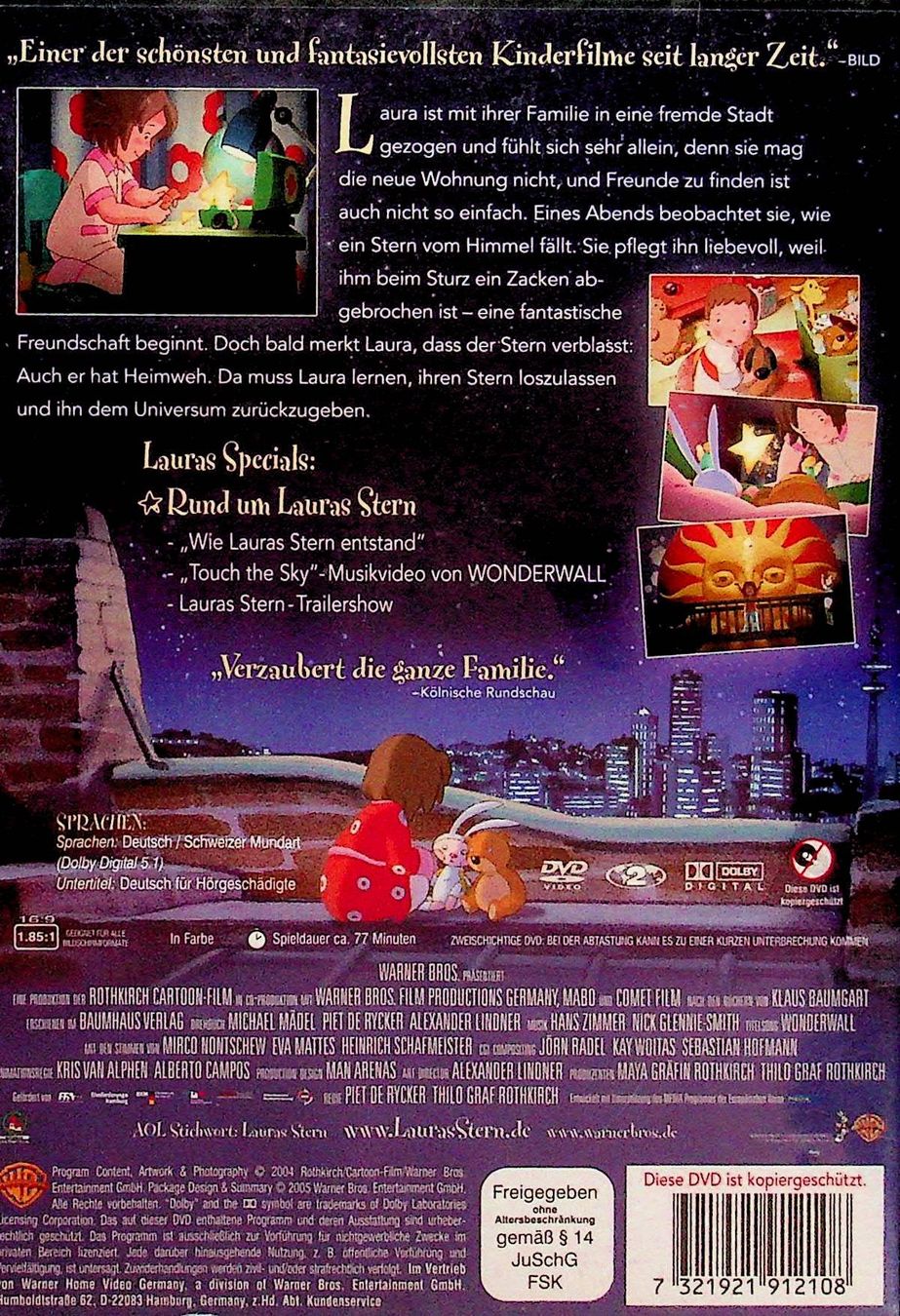 Tutti i DVDs: DVD  Lauras Stern Der Kinofilm – Usato da Reitnau venduto da Zaomir 1