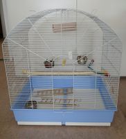 Vogelkäfig weiss für Wellensittiche