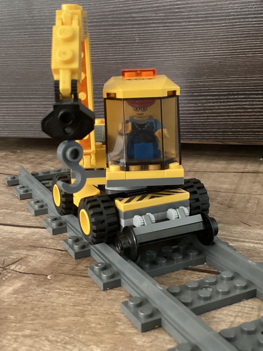 Lego Baukästen: Lego 7936 Eisenbahn City Bagger Schienenbagger – Gebraucht aus Glarus von Folienjoe24 2