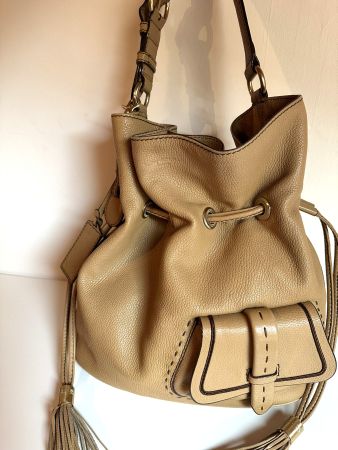 Sac Lancel 1er flirt XL beige
