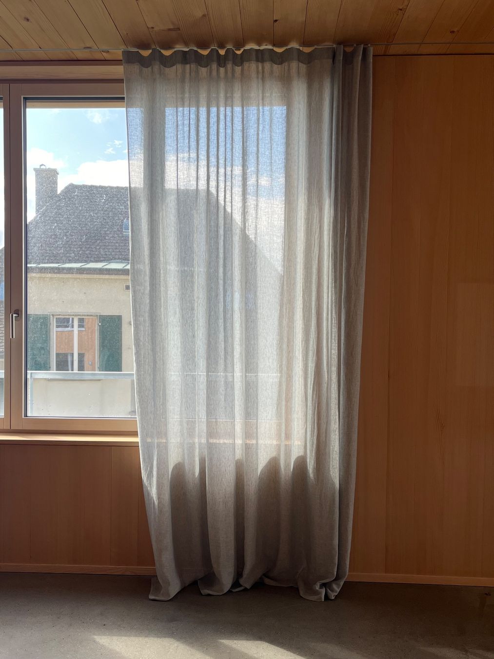 Pfister Tende: Hochwertige Leinenvorhänge raumhoch – Usato da Suhr venduto da rugeli02 4