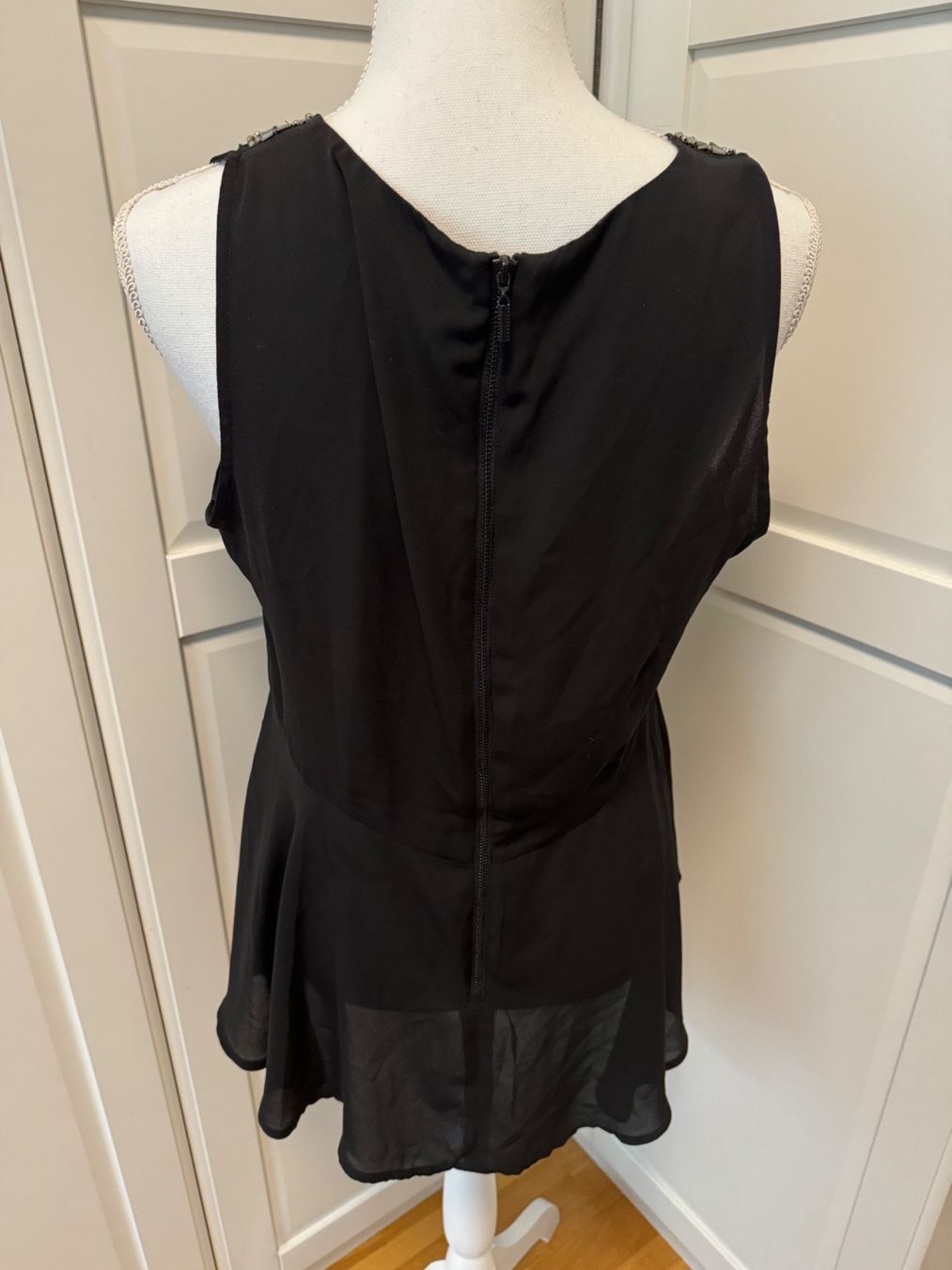 Zebra Top: Elegantes Top mit Steinen,Schwarz, Gr. L – Usato da Arlesheim venduto da Eli_77 1
